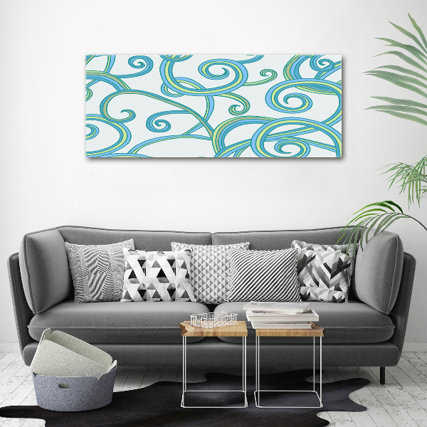 Tableau sur toile Spirales abstraites