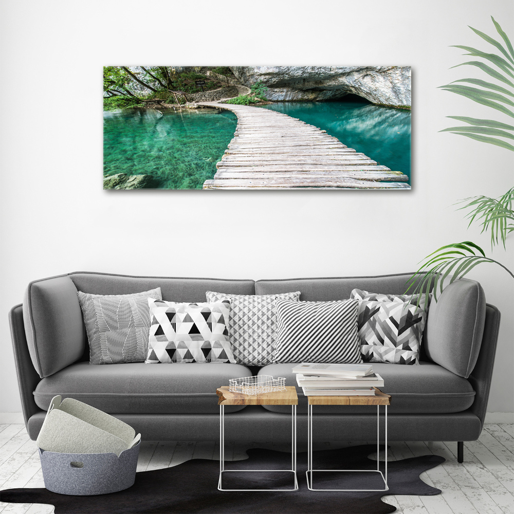 Tableau imprimé sur toile Lacs de Plitvice