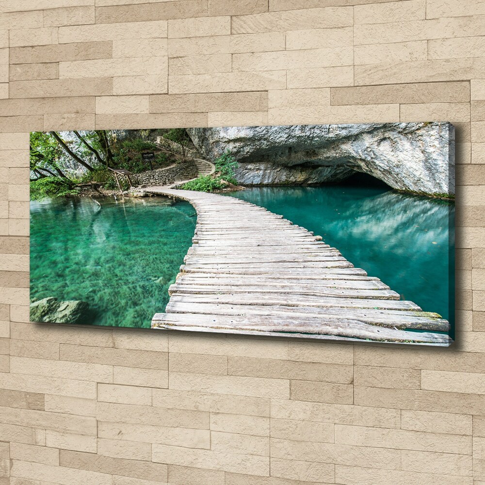 Tableau imprimé sur toile Lacs de Plitvice