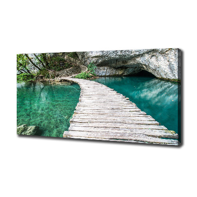 Tableau imprimé sur toile Lacs de Plitvice