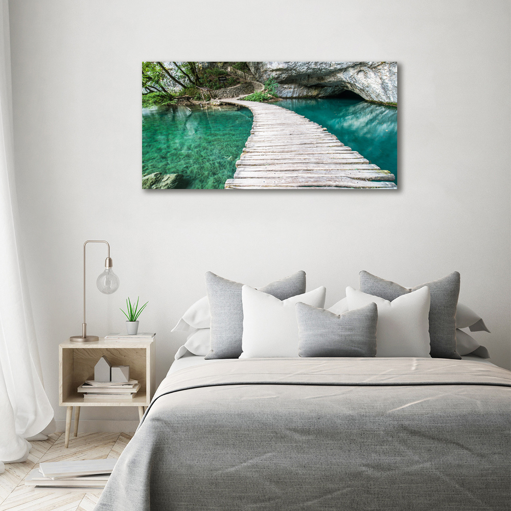 Tableau imprimé sur toile Lacs de Plitvice