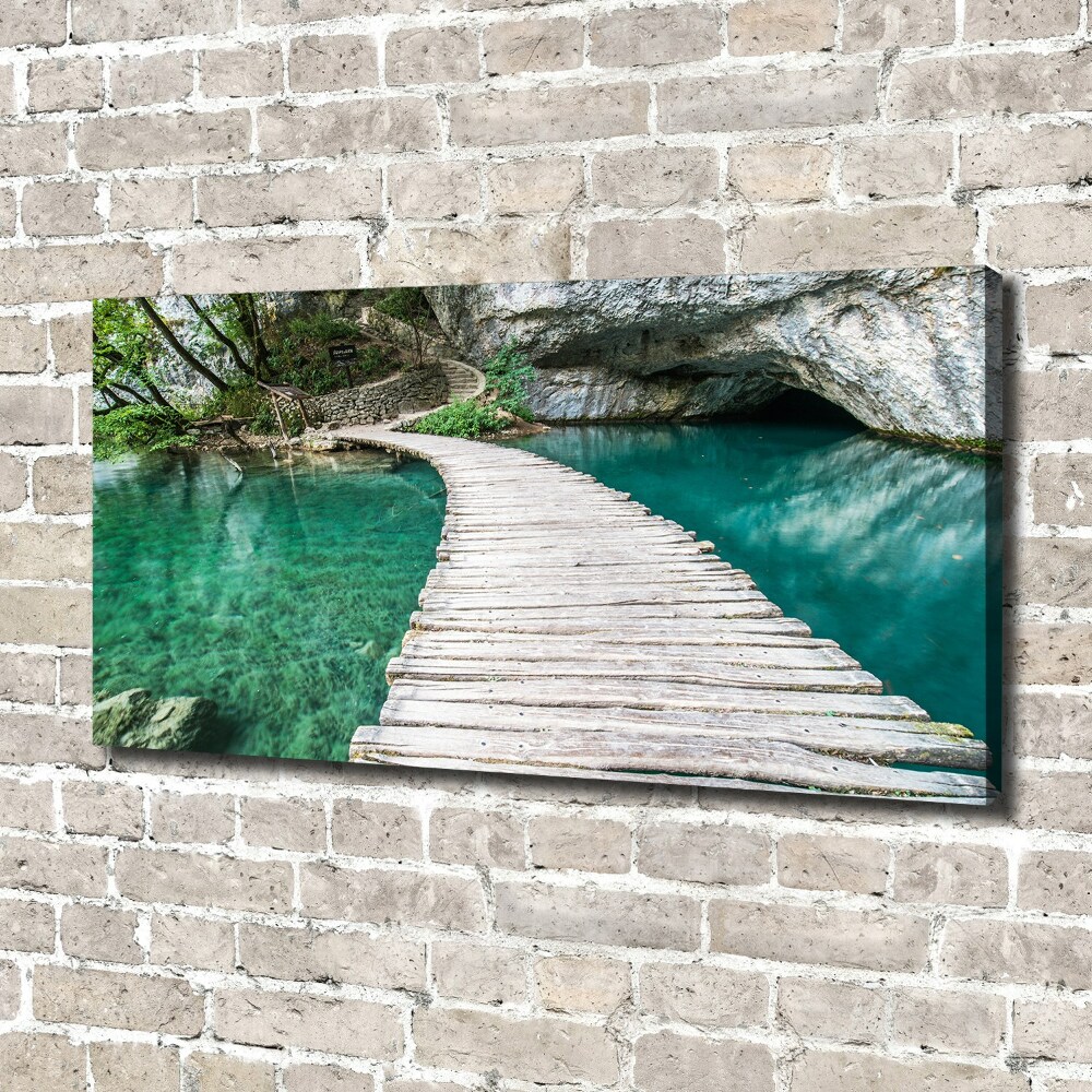 Tableau imprimé sur toile Lacs de Plitvice