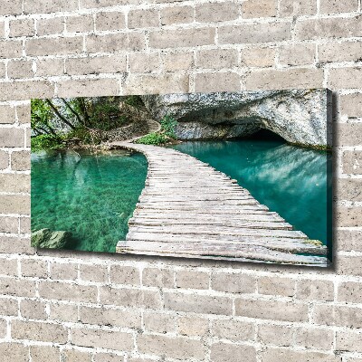 Tableau imprimé sur toile Lacs de Plitvice