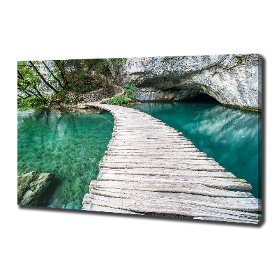 Tableau imprimé sur toile Lacs de Plitvice