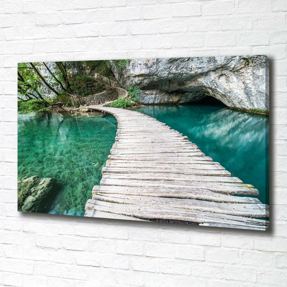 Tableau imprimé sur toile Lacs de Plitvice