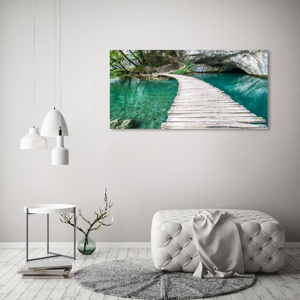 Tableau imprimé sur toile Lacs de Plitvice