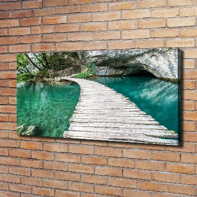 Tableau imprimé sur toile Lacs de Plitvice