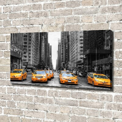 Tableau sur toile Taxis New York