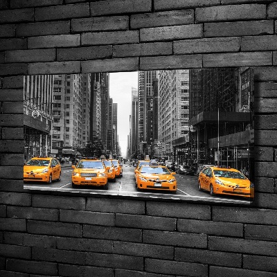 Tableau sur toile Taxis New York