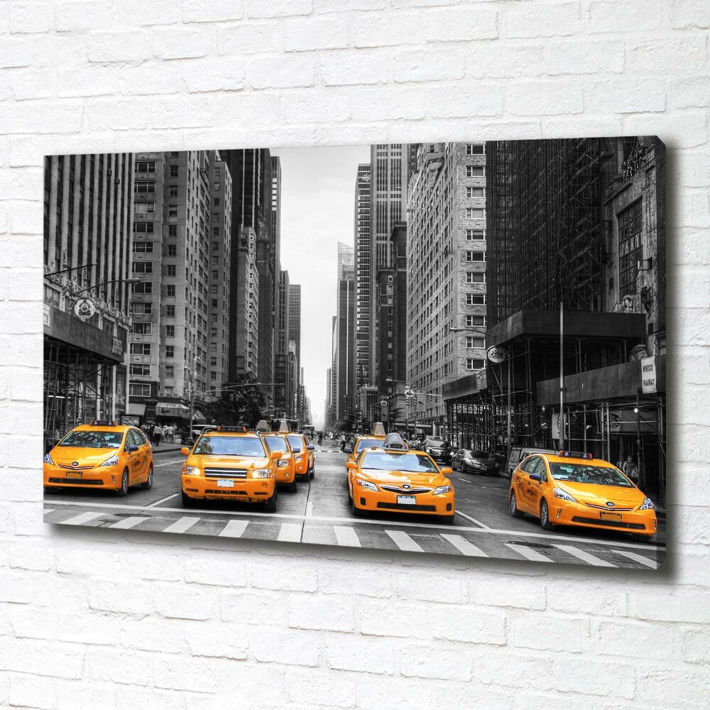 Tableau sur toile Taxis New York