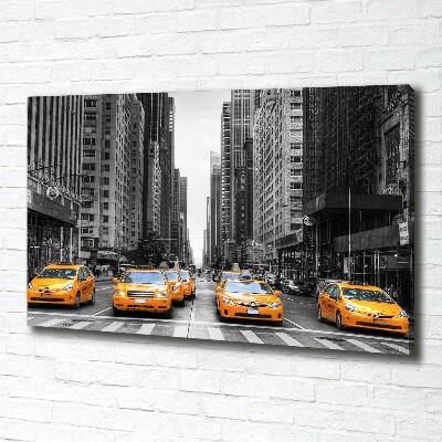 Tableau sur toile Taxis New York