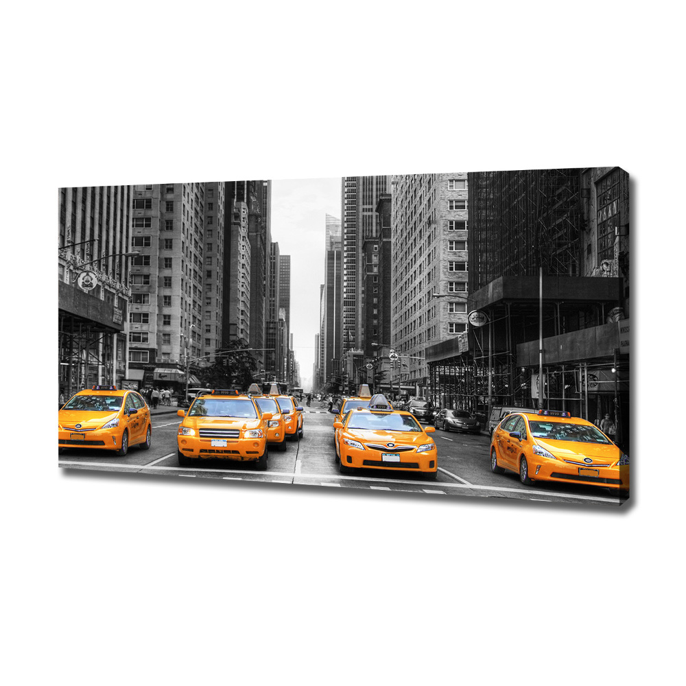 Tableau sur toile Taxis New York