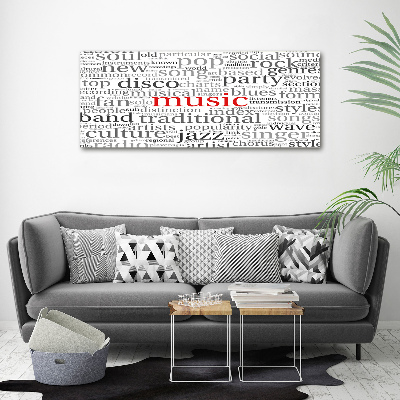 Tableau photo sur toile Genres musicaux