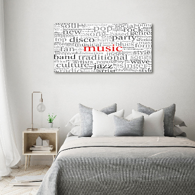 Tableau photo sur toile Genres musicaux