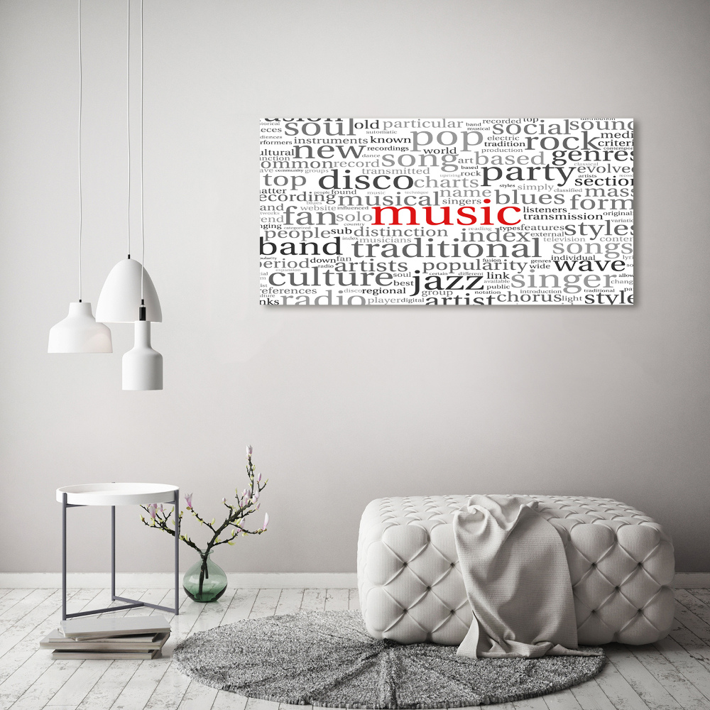 Tableau photo sur toile Genres musicaux