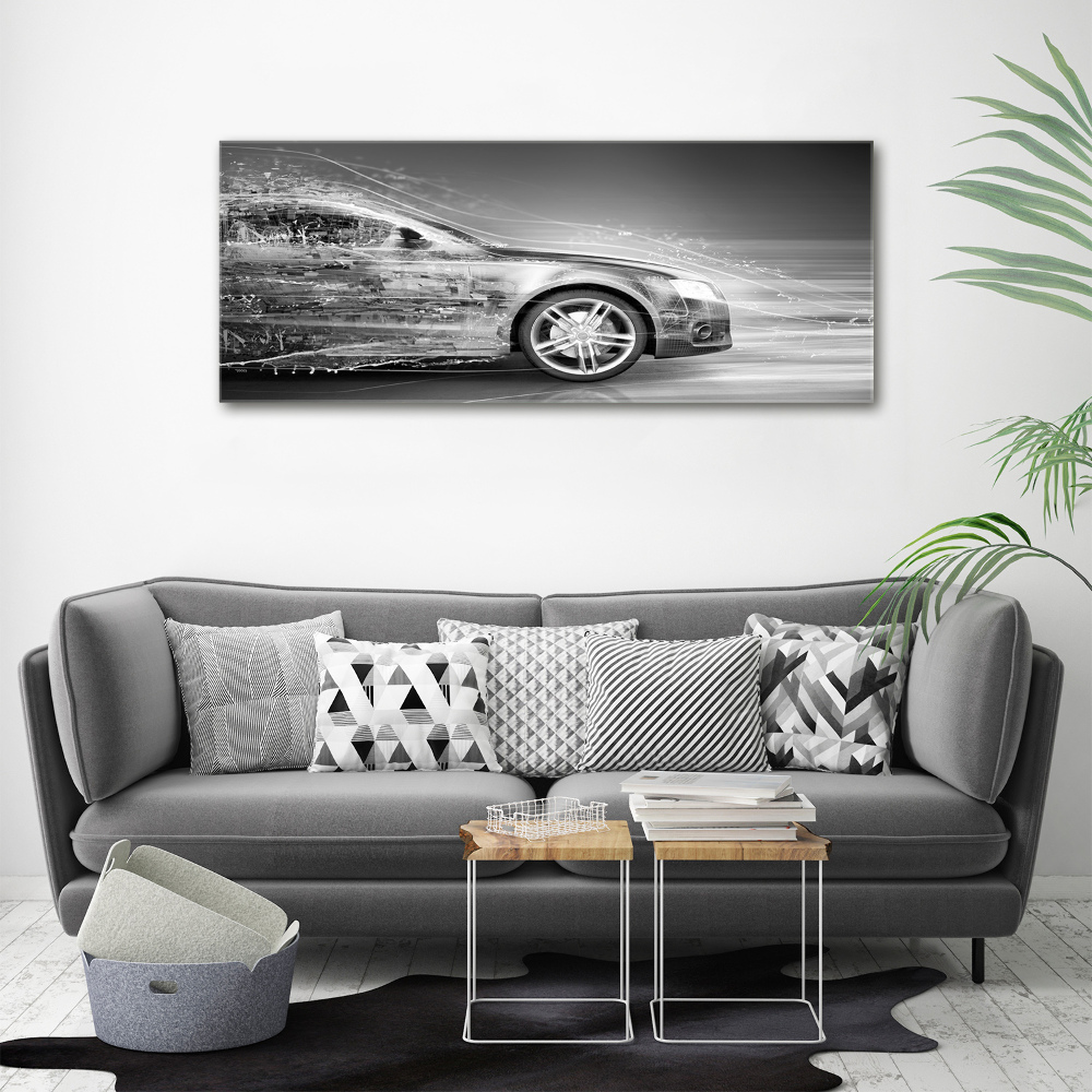 Tableau imprimé sur toile Voiture en excès de vitesse