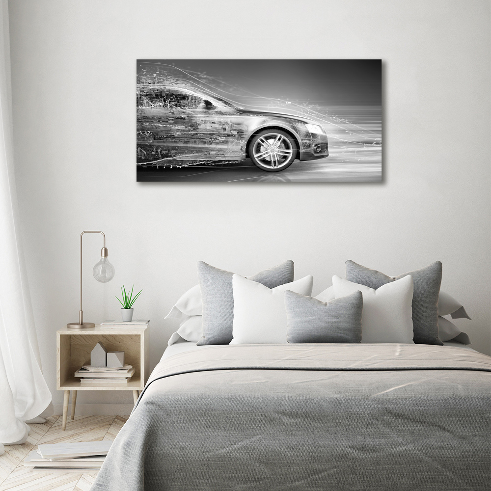 Tableau imprimé sur toile Voiture en excès de vitesse