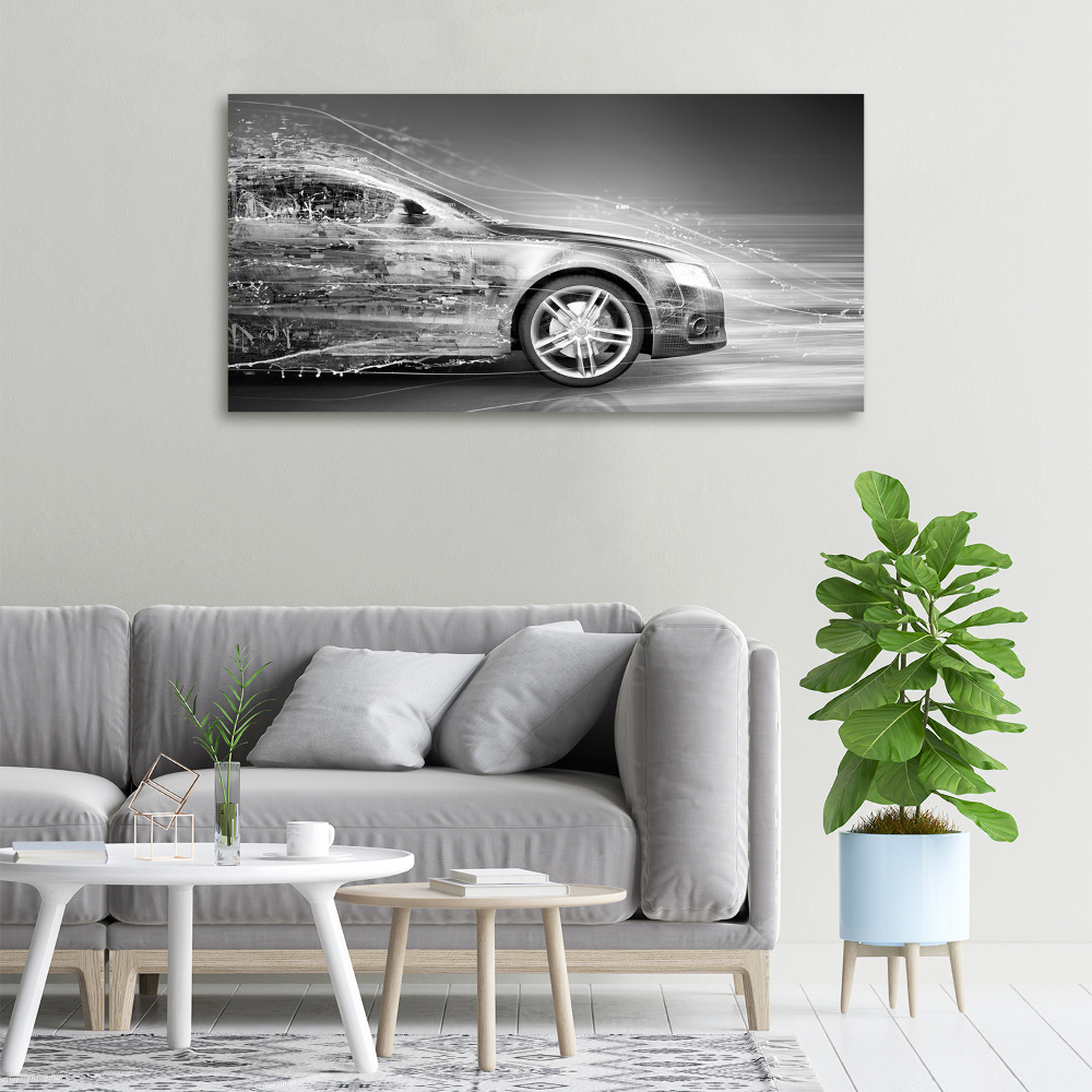 Tableau imprimé sur toile Voiture en excès de vitesse