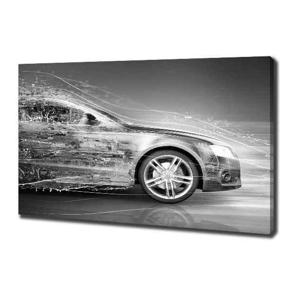 Tableau imprimé sur toile Voiture en excès de vitesse
