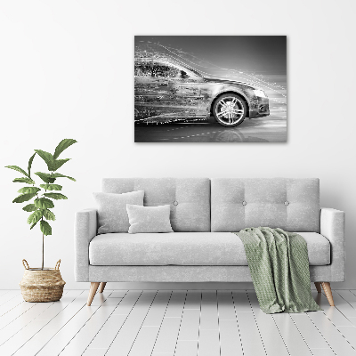 Tableau imprimé sur toile Voiture en excès de vitesse