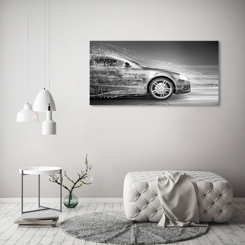 Tableau imprimé sur toile Voiture en excès de vitesse