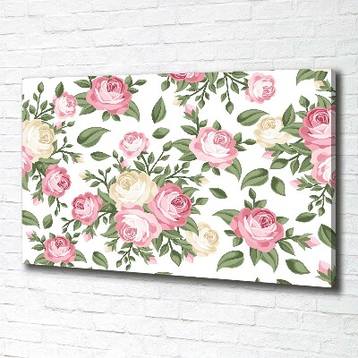 Tableau sur toile Roses