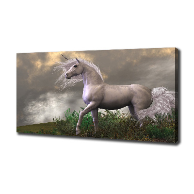 Tableau photo sur toile Licorne grise