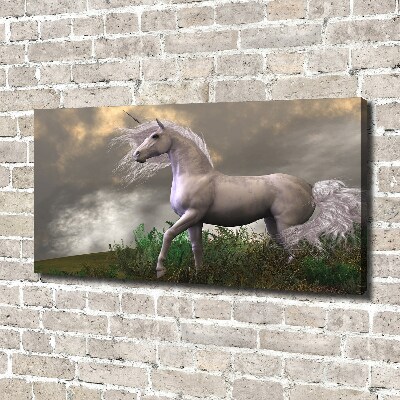 Tableau photo sur toile Licorne grise