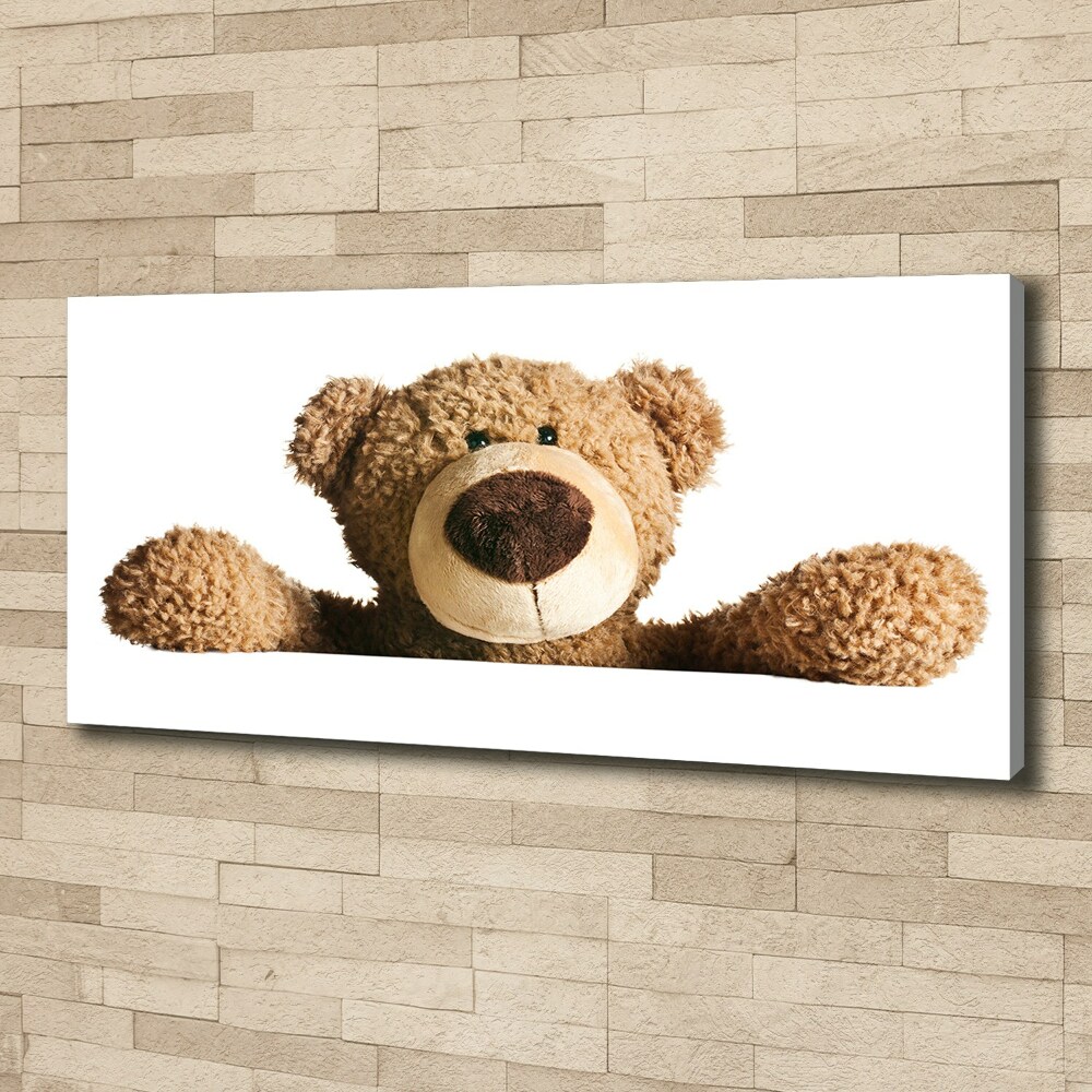 Tableau imprimé sur toile Ours en peluche