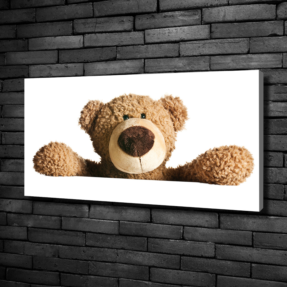 Tableau imprimé sur toile Ours en peluche