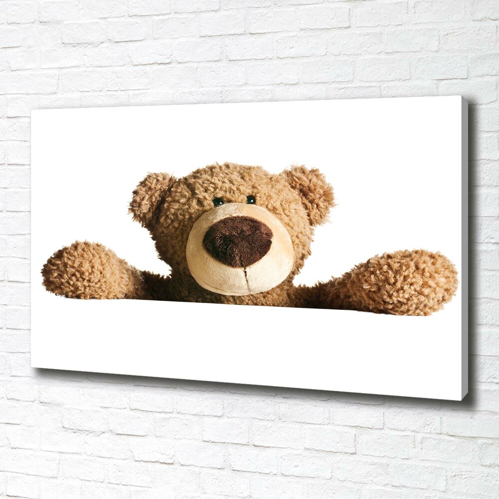 Tableau imprimé sur toile Ours en peluche