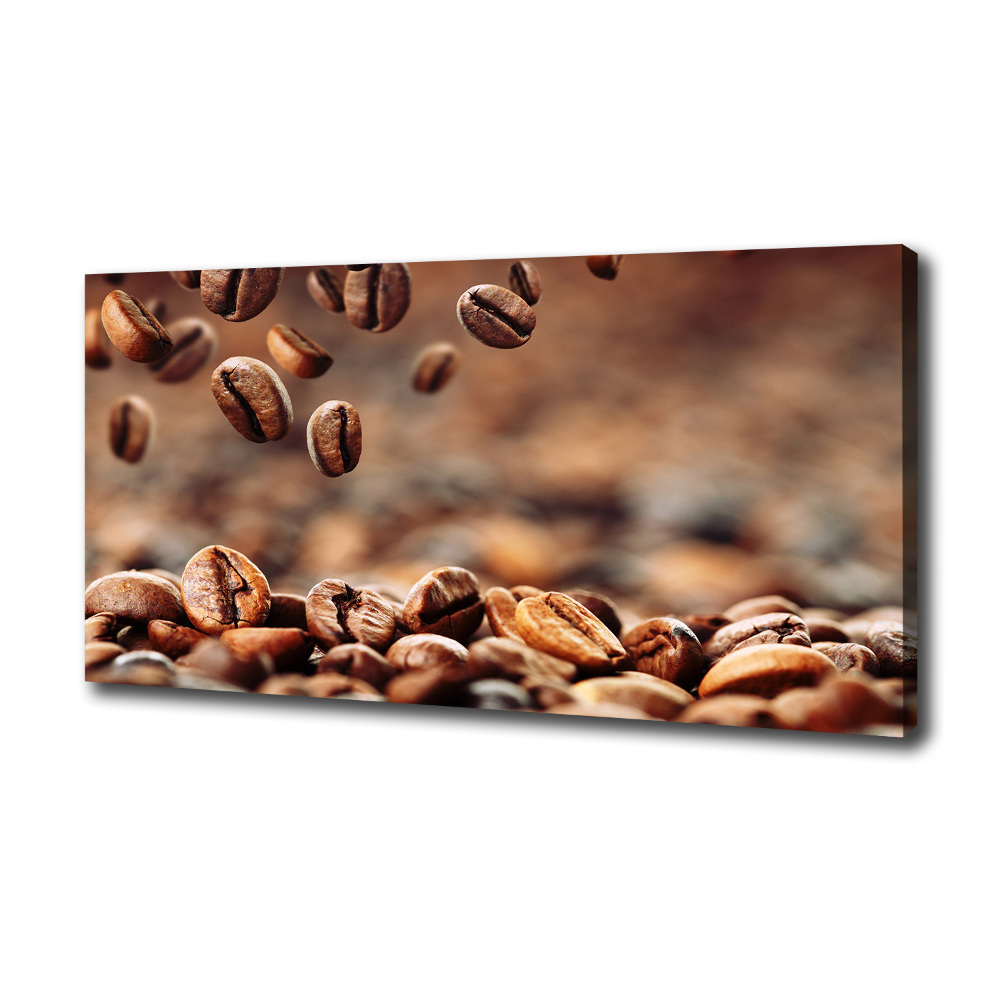 Tableau toile imprimée Les grains de café