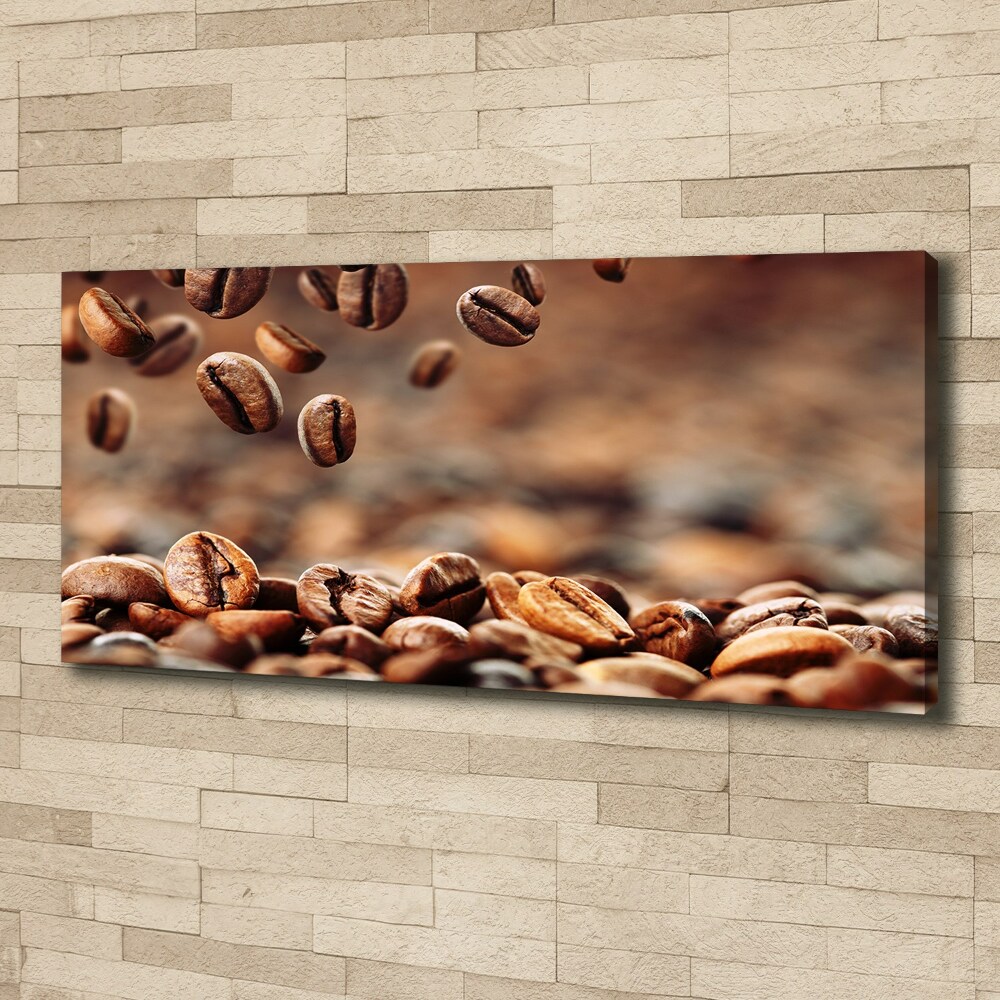 Tableau toile imprimée Les grains de café