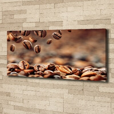 Tableau toile imprimée Les grains de café