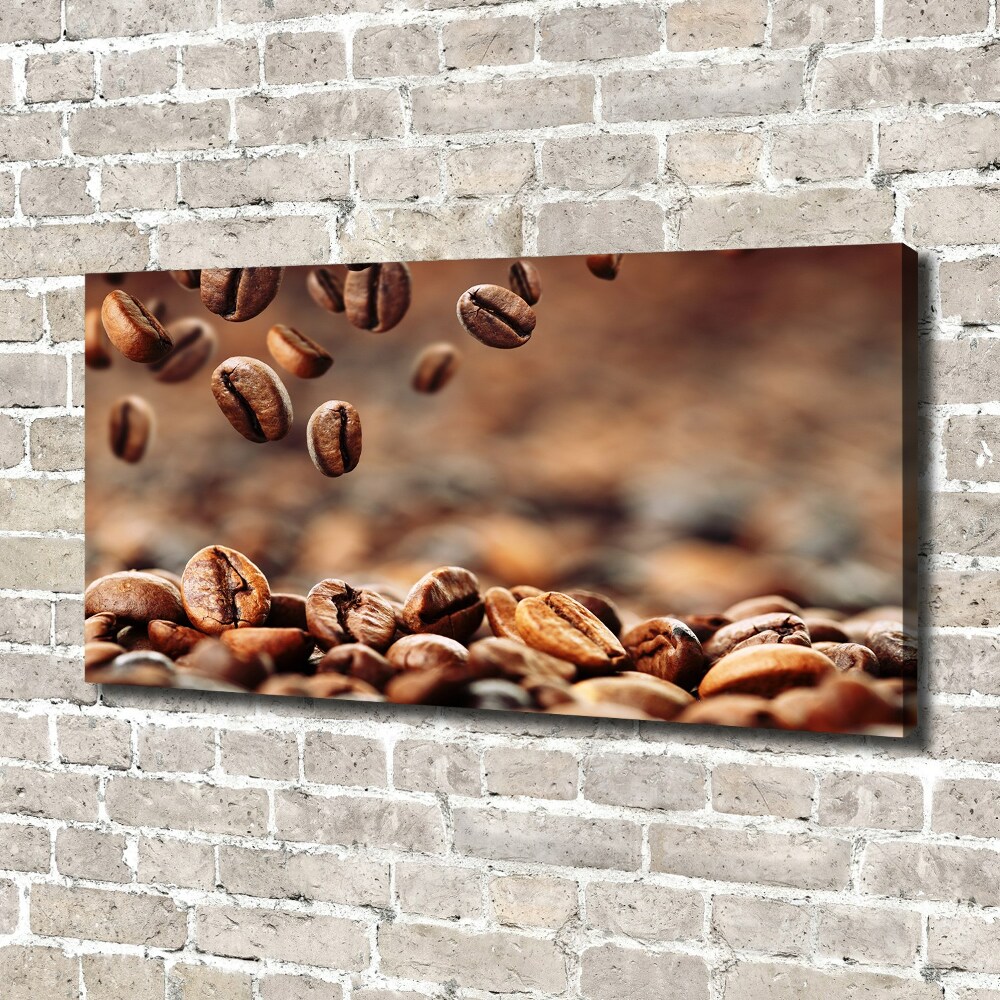 Tableau toile imprimée Les grains de café