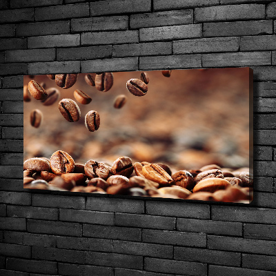 Tableau toile imprimée Les grains de café