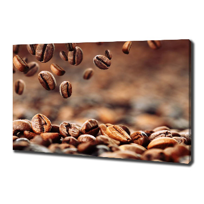 Tableau toile imprimée Les grains de café