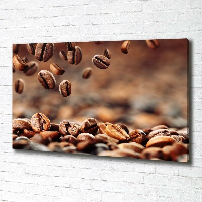 Tableau toile imprimée Les grains de café