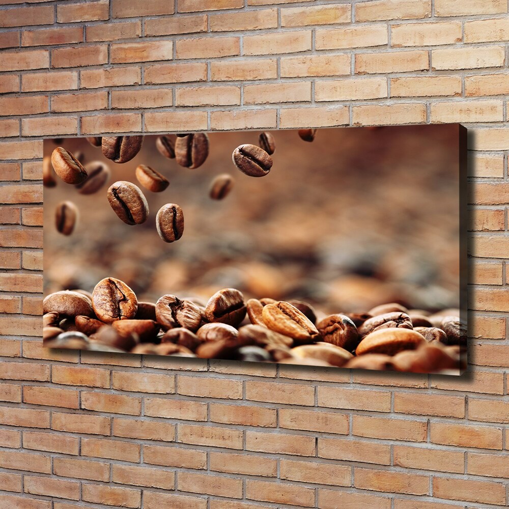 Tableau toile imprimée Les grains de café