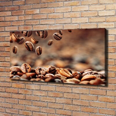 Tableau toile imprimée Les grains de café