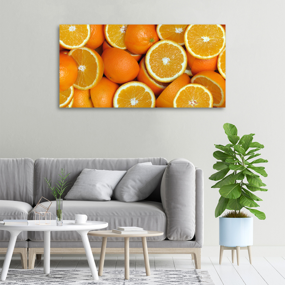 Tableau mural sur toile Moitié d'orange