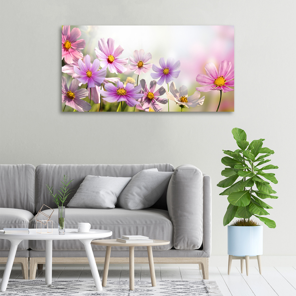 Tableau mural sur toile Fleurs dans un pré