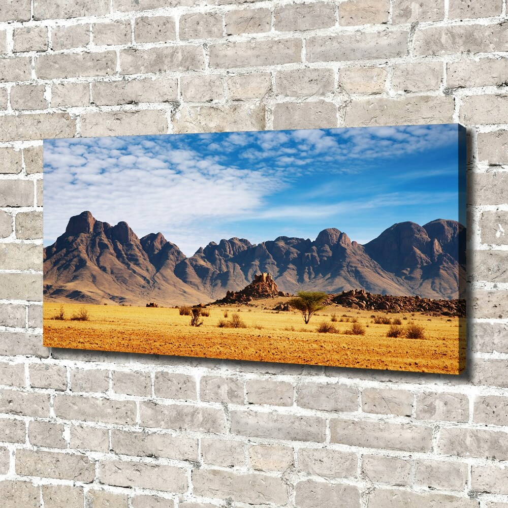 Tableau mural sur toile Rochers en Namibie