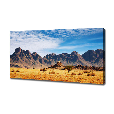 Tableau mural sur toile Rochers en Namibie