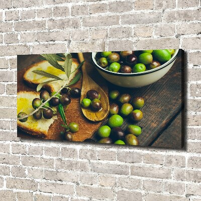 Tableau imprimé sur toile Olives