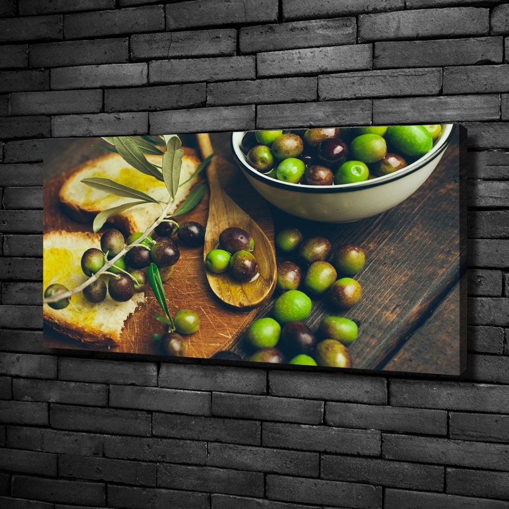 Tableau imprimé sur toile Olives