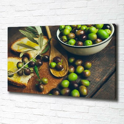 Tableau imprimé sur toile Olives