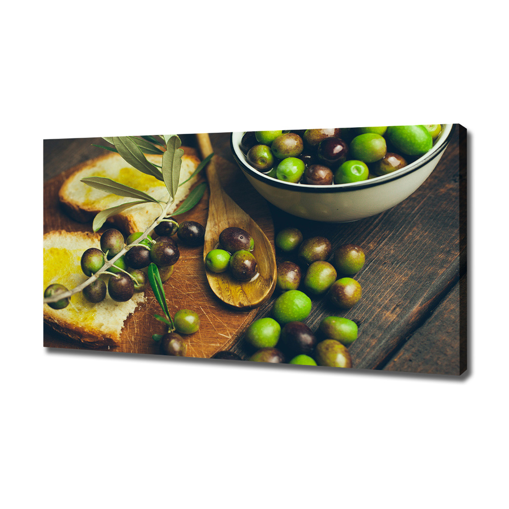 Tableau imprimé sur toile Olives