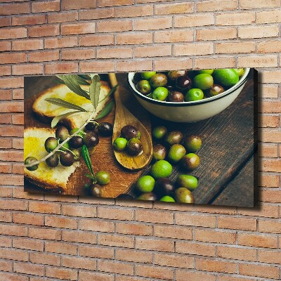 Tableau imprimé sur toile Olives