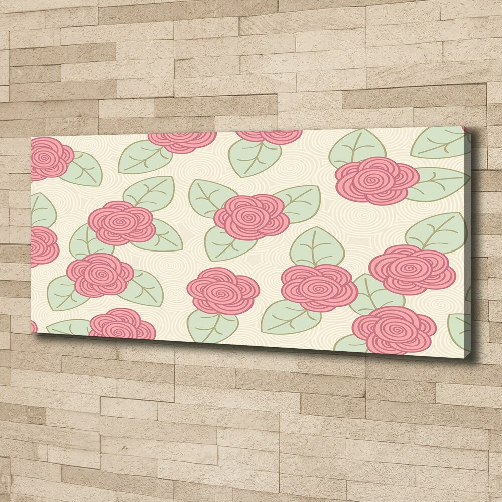 Tableau toile imprimée Roses